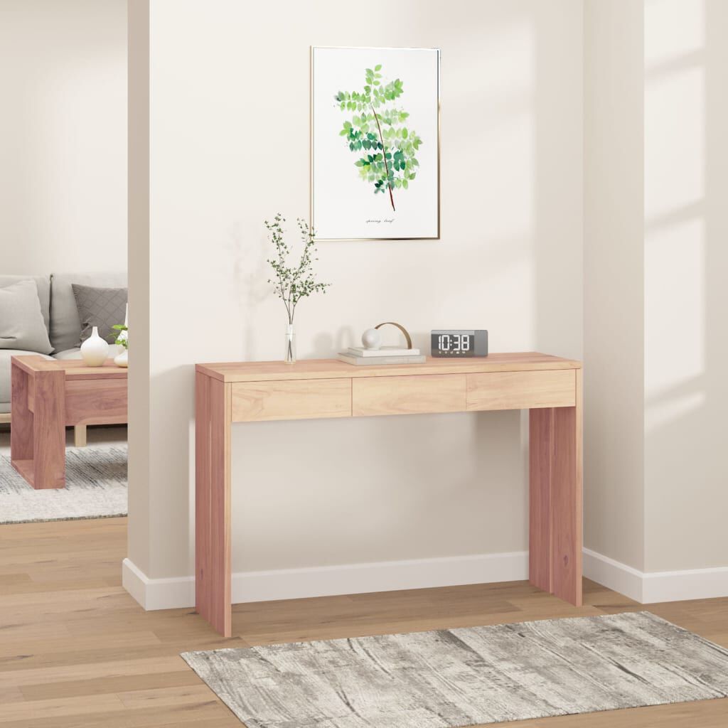 vidaXL Τραπέζι Κονσόλα 110 x 35 x 75 εκ. από Μασίφ Ξύλο Teak