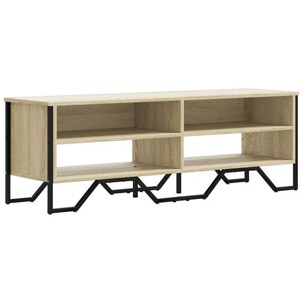 vidaXL Έπιπλο Τηλεόρασης Sonoma Δρυς 122x34x41 εκ. Επεξεργασμένο Ξύλο
