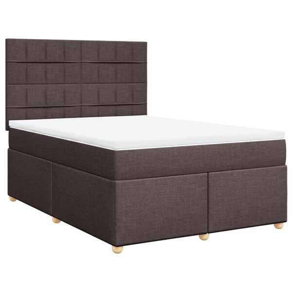vidaXL &Kappa;&rho;&epsilon;&beta;ά&tau;&iota; Boxspring &mu;&epsilon; &Sigma;&tau;&rho;ώ&mu;&alpha; &Sigma;&kappa;&omicron;ύ&rho;&omicron; &Kappa;&alpha;&phi;έ 160x200 &epsilon;&kappa; &Upsilon;&phi;&alpha;&sigma;&mu;ά&tau;&iota;&nu;&omicron;