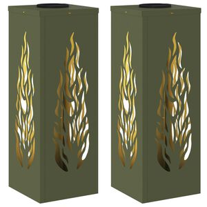 vidaXL &Eta;&lambda;&iota;&alpha;&kappa;ό LED &Phi;&omega;&sigmaf; &Delta;&rho;ό&mu;&omicron;&upsilon; &mu;&epsilon; &phi;ώ&tau;&alpha; &mu;&epsilon; &mu;&pi;&alpha;&tau;&alpha;&rho;ί&alpha; 2 pcs &Epsilon;&lambda;&iota;ά &Pi;&rho;ά&sigma;&iota;&nu;&eta;