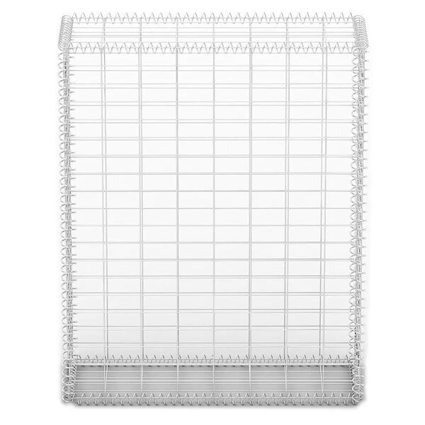 vidaXL Συρματοκιβώτιο 100 x 80 x 30 εκ. Γαλβανισμένο Σύρμα με Καπάκια