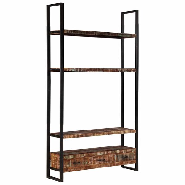 vidaXL Ραφιέρα 118 x 30 x 200 εκ. από Μασίφ Ανακυκλωμένο Ξύλο