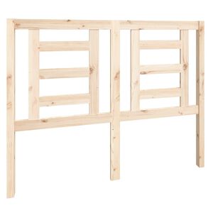 vidaXL Κεφαλάρι Κρεβατιού 126 x 4 x 100 εκ. από Μασίφ Ξύλο Πεύκου