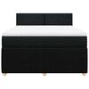 vidaXL &Kappa;&rho;&epsilon;&beta;ά&tau;&iota; Boxspring &mu;&epsilon; &Sigma;&tau;&rho;ώ&mu;&alpha; &Mu;&alpha;ύ&rho;&omicron; 140x190 &epsilon;&kappa;. &Upsilon;&phi;&alpha;&sigma;&mu;ά&tau;&iota;&nu;&omicron;
