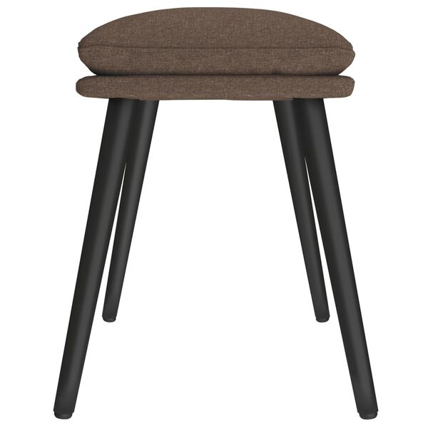 vidaXL Υποπόδιο Taupe 45 x 29,5 x 35 εκ. Υφασμάτινο