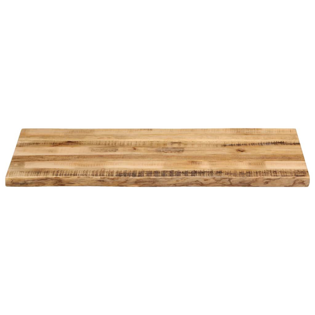 vidaXL Επιφάνεια Τραπεζιού 110x60x2,5 εκ. Live Edge Μασίφ Ξύλο Μάνγκο