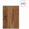 vidaXL Διακοσμητικές Πάνελ 12 pcs Παλαιό ξύλο 21 x 30 x 0.3 εκ