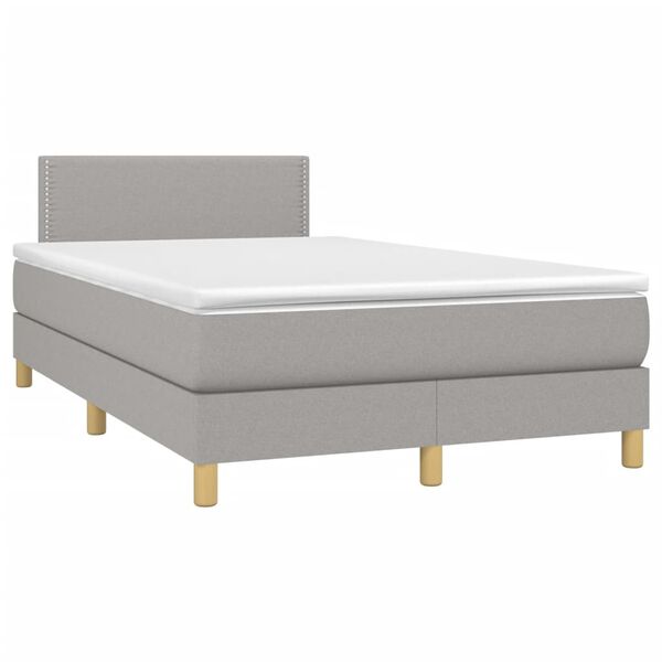 vidaXL &Kappa;&rho;&epsilon;&beta;ά&tau;&iota; Boxspring &mu;&epsilon; &Sigma;&tau;&rho;ώ&mu;&alpha; &Alpha;&nu;&omicron;&iota;&chi;&tau;ό &Gamma;&kappa;&rho;&iota; 120x190 &epsilon;&kappa;. &Upsilon;&phi;&alpha;&sigma;&mu;ά&tau;&iota;&nu;&omicron;