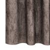 vidaXL Κουρτίνα με κουρτίνες 2 pcs Καπουτσίνο 140 x 140 cm Βελούδο