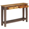 vidaXL Κονσόλα Τραπέζι Vintage Στιλ 118 x 30 x 80 εκ. από Μασίφ Ξύλο