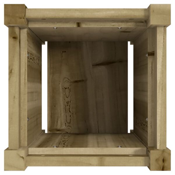 vidaXL Ζαρντινιέρα 31 x 31 x 31 εκ. Εμποτ. Ξύλο Πεύκου