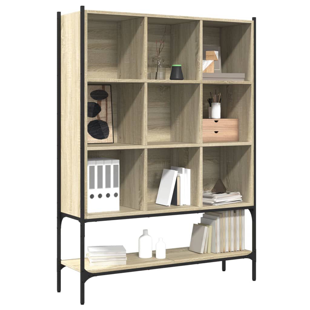 vidaXL Βιβλιοθήκη Sonoma Δρυς 102x30x141,5 εκ. από Επεξεργασμένο Ξύλο
