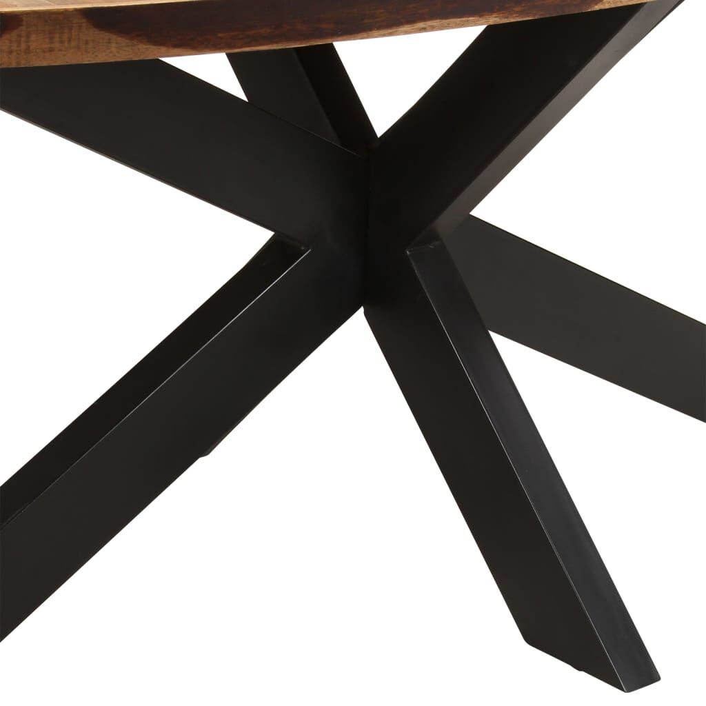 vidaXL Τραπεζαρία Οβάλ 200x100x75 εκ Ξύλο Ακακίας