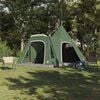 vidaXL Σκηνίτσα Teepee με στέγη Πράσινο 545 x 450 x 295 εκ