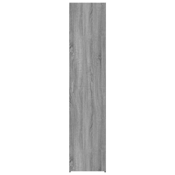 vidaXL Ντουλάπι Γκρι Sonoma 40x42,5x185 εκ. από Επεξεργασμένο Ξύλο