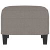 vidaXL Υποπόδιο Taupe 60x50x41 εκ. Υφασμάτινο