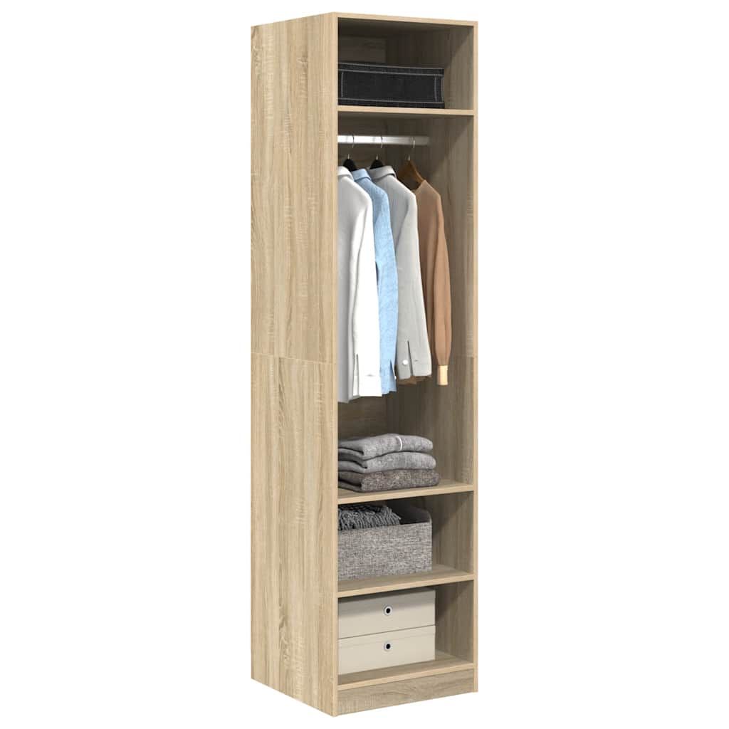 vidaXL Ντουλάπα Χρώμα Sonoma Δρυς 50 x 50 x 200 εκ. από Επεξ. Ξύλο