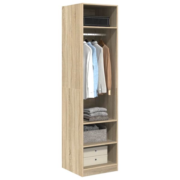 vidaXL Ντουλάπα Χρώμα Sonoma Δρυς 50 x 50 x 200 εκ. από Επεξ. Ξύλο