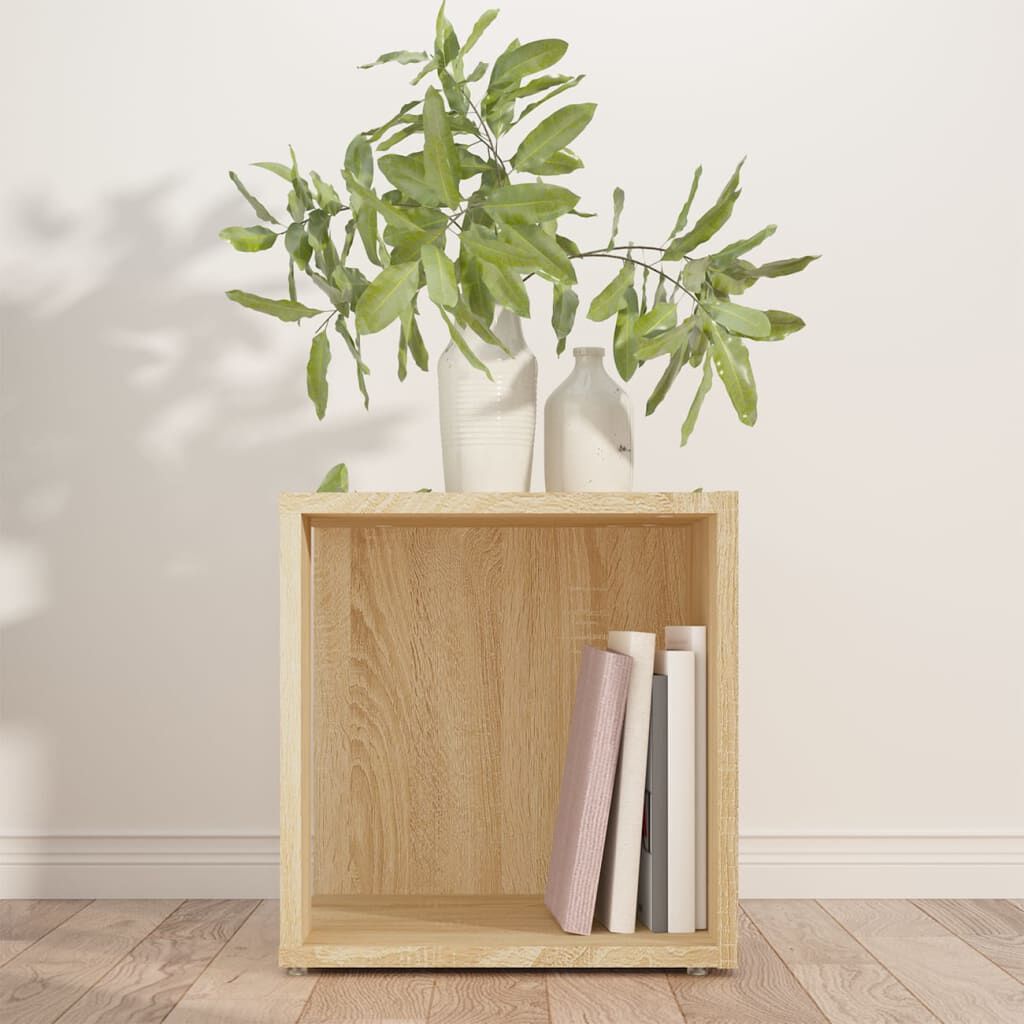 vidaXL Τραπέζι Βοηθητικό Sonoma Δρυς 33 x 33 x 34,5 εκ από Επεξ. Ξύλο