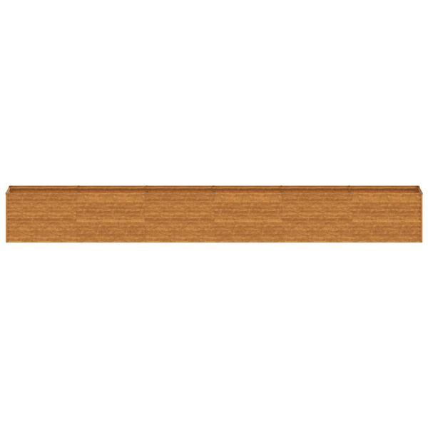 vidaXL Ζαρντινιέρα 578 x 50 x 69 εκ. από Ατσάλι Σκληρυθέν στον Αέρα