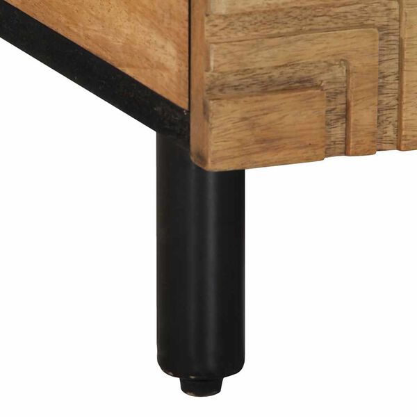 vidaXL Τραπεζάκι σαλονιού καφέ 100x54x40 cm μασίφ ξύλο Mango