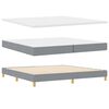vidaXL &Kappa;&rho;&epsilon;&beta;ά&tau;&iota; box spring &mu;&epsilon; &sigma;&tau;&rho;ώ&mu;&alpha; &Alpha;&nu;&omicron;&iota;&chi;&tau;ό &gamma;&kappa;&rho;&iota; 200 x 200 cm ύ&phi;&alpha;&sigma;&mu;&alpha;