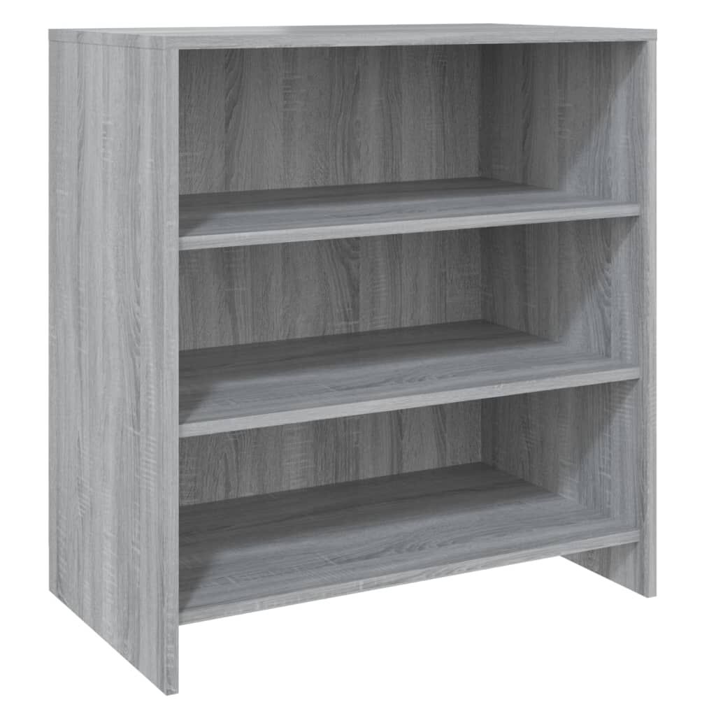 vidaXL Ραφιέρα Γκρι Sonoma 70 x 40,5 x 75 εκ. από Μοριοσανίδα