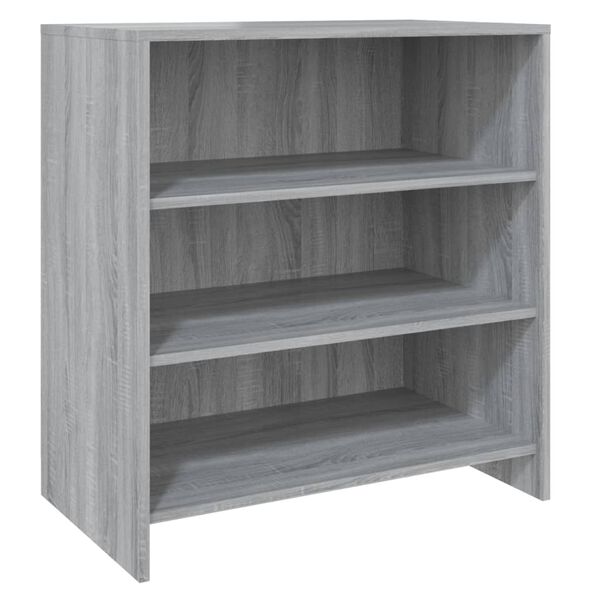 vidaXL Ραφιέρα Γκρι Sonoma 70 x 40,5 x 75 εκ. από Μοριοσανίδα