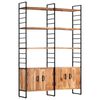 vidaXL &Beta;&iota;&beta;&lambda;&iota;&omicron;&theta;ή&kappa;&eta; &mu;&epsilon; 4 &Epsilon;&pi;ί&pi;&epsilon;&delta;&alpha; 124 x 30 x 180 &epsilon;&kappa;. &Mu;&alpha;&sigma;ί&phi; &Xi;ύ&lambda;&omicron; &Alpha;&kappa;&alpha;&kappa;ί&alpha;&sigmaf;