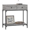 vidaXL Τραπέζι Κονσόλα Γκρι Sonoma 75x34,5x75 εκ. Επεξεργασμένο Ξύλο