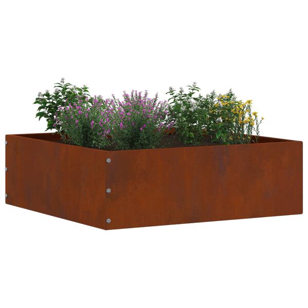 vidaXL &Pi;&epsilon;&rho;ί&gamma;&rho;&alpha;&mu;&mu;&alpha; &gamma;&kappa;&alpha;&zeta;ό&nu; &Sigma;&kappa; rusty 40 x 40 x 13 cm
