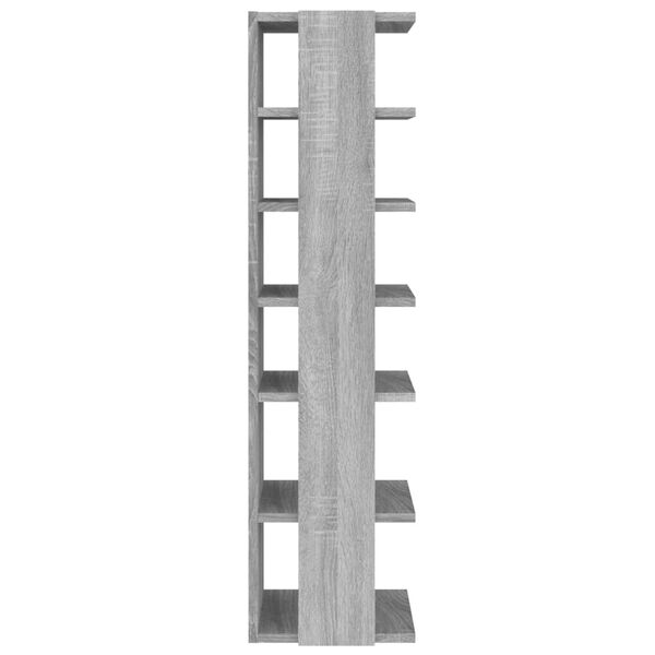 vidaXL Παπουτσοθήκη Γκρι Sonoma 27,5x27x102 εκ. από Επεξεργασμένο Ξύλο