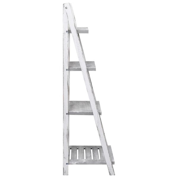 vidaXL Ραφιέρα Φυτών Τετραώροφη Γκρι 43 x 33 x 113 εκ. Ξύλινη