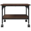 vidaXL Βάση Εκτυπωτή 2 Επιπέδων Καφέ Δρυς 50x40x38 εκ Επεξ. Ξύλο