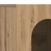 vidaXL &Pi;&lambda;&alpha;ϊ&nu;ό &gamma;&rho;&alpha;&phi;&epsilon;ί&omicron; Artisan Oak 100 x 35 x 59 &epsilon;&kappa; &Epsilon;&pi;&epsilon;&xi;&epsilon;&rho;&gamma;&alpha;&sigma;&mu;έ&nu;&omicron; &xi;ύ&lambda;&omicron;