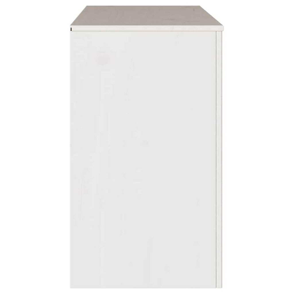 vidaXL Συρταριοθήκη με συρτάρι Drammen Λευκό 111 x 43 x 73.5 εκ.