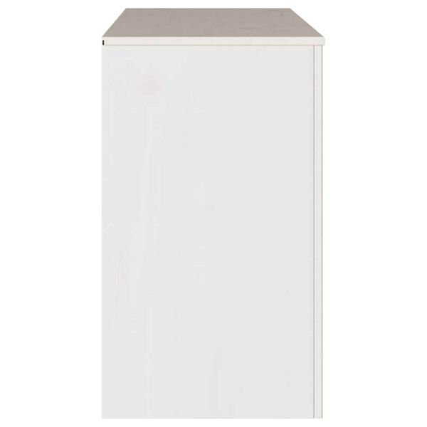 vidaXL Συρταριοθήκη με συρτάρι Drammen Λευκό 111 x 43 x 73.5 εκ.