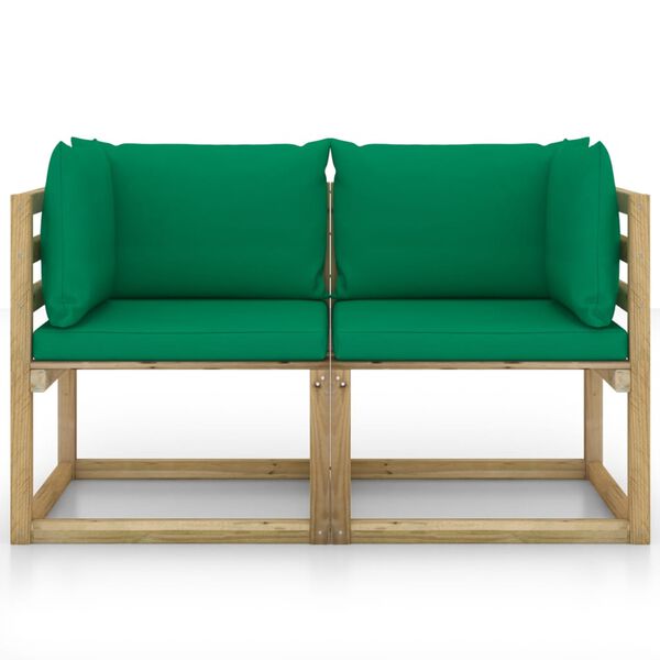 vidaXL &Kappa;&alpha;&nu;&alpha;&pi;έ&delta;&epsilon;&sigmaf; &Kappa;ή&pi;&omicron;&upsilon; &Gamma;&omega;&nu;&iota;&alpha;&kappa;&omicron;ί 2 &tau;&epsilon;&mu;. &Pi;&rho;ά&sigma;&iota;&nu;&omicron; &Xi;ύ&lambda;&omicron; &Pi;&epsilon;ύ&kappa;&omicron;&upsilon; & &Mu;&alpha;&xi;&iota;&lambda;ά&rho;&iota;&alpha;