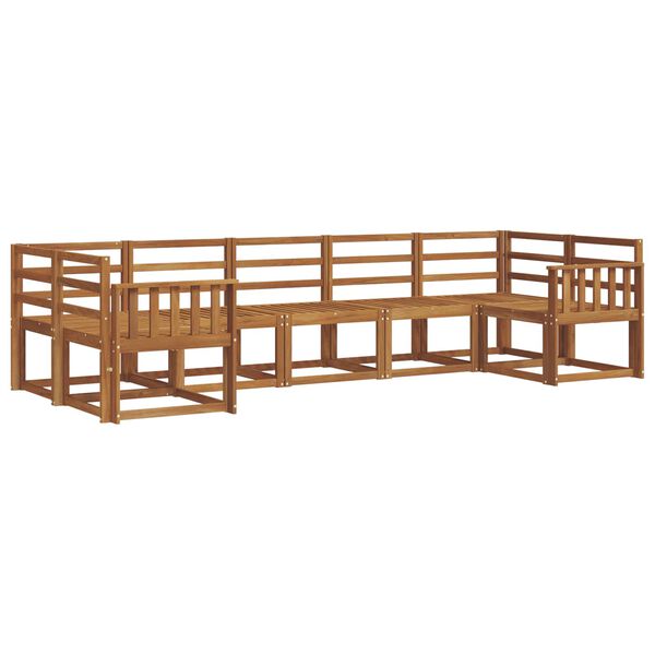 vidaXL &Sigma;&epsilon;&iota;&rho;ά &Kappa;&alpha;&nu;&alpha;&pi;έ &Epsilon;&xi;&omega;&tau;&epsilon;&rho;&iota;&kappa;&omicron;ύ 7 pcs &Phi;&upsilon;&sigma;&iota;&kappa;ό &Sigma;&tau;&epsilon;&rho;&epsilon;ό &Xi;ύ&lambda;&omicron; &Alpha;&kappa;&alpha;&kappa;ί&alpha;&sigmaf;