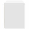 vidaXL Ντουλάπι με 2συρτάρια Λευκό 60x31x40cm Ξύλινο μηχανουργικό ξύλο
