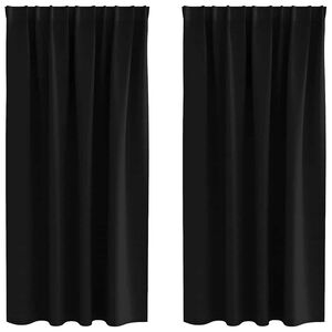 vidaXL &Kappa;&omicron;&upsilon;&rho;&tau;ί&nu;&epsilon;&sigmaf; &Mu;&alpha;ύ&rho;&eta;&sigmaf; Ύ&phi;&alpha;&nu;&sigma;&eta;&sigmaf; &mu;&epsilon; &Delta;&alpha;&chi;&tau;&upsilon;&lambda;ί&delta;&iota;&alpha; 2 pcs &Mu;&alpha;ύ&rho;&omicron;