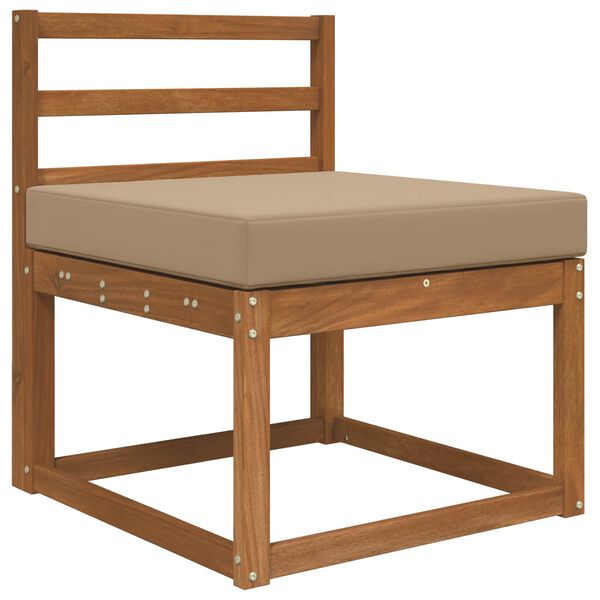 vidaXL &Mu;&alpha;&xi;&iota;&lambda;ά&rho;&iota; &Kappa;&alpha;&nu;&alpha;&pi;έ &Epsilon;&xi;&omega;&tau;&epsilon;&rho;&iota;&kappa;&omicron;ύ &Chi;ώ&rho;&omicron;&upsilon; Taupe 60 x 60 x 8 &epsilon;&kappa;.