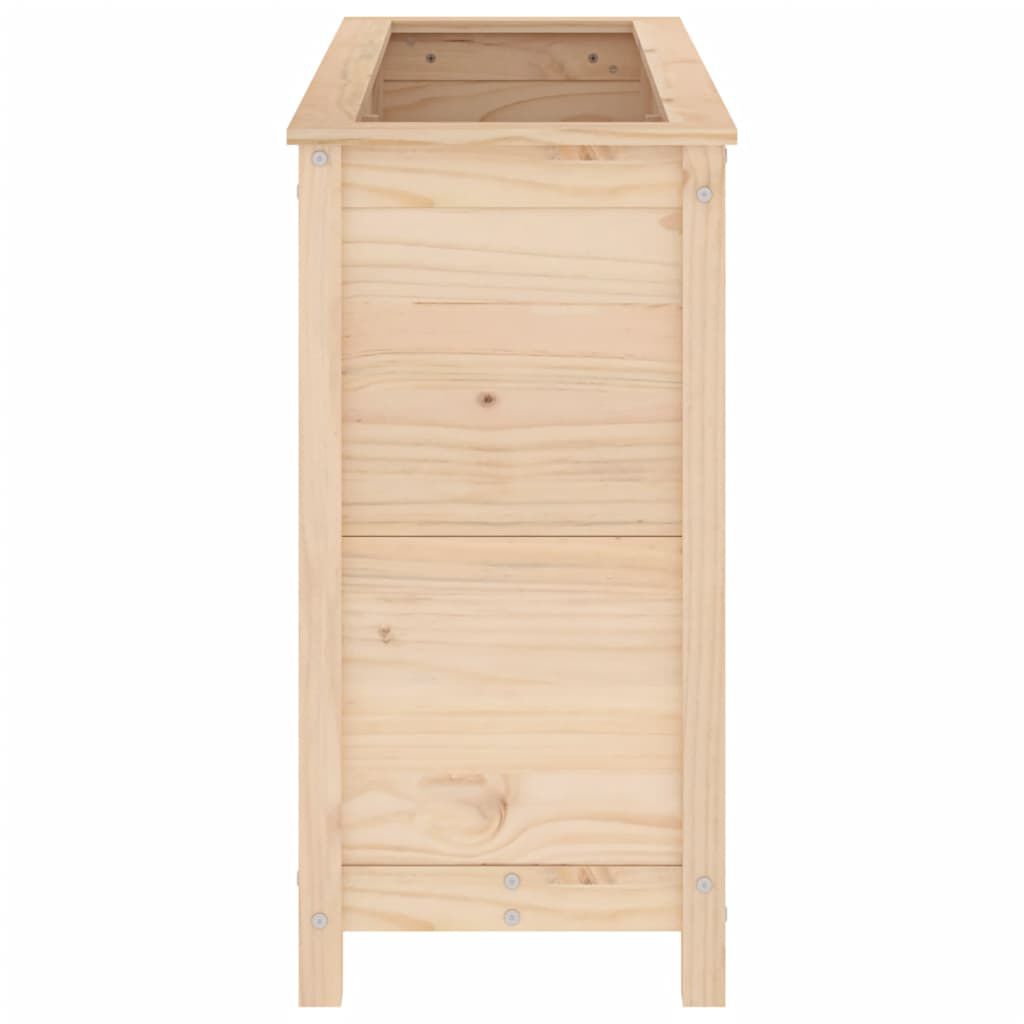 vidaXL Ζαρντινιέρα Υπερυψωμένη 119,5x40x78 εκ. από Μασίφ Ξύλο Πεύκου