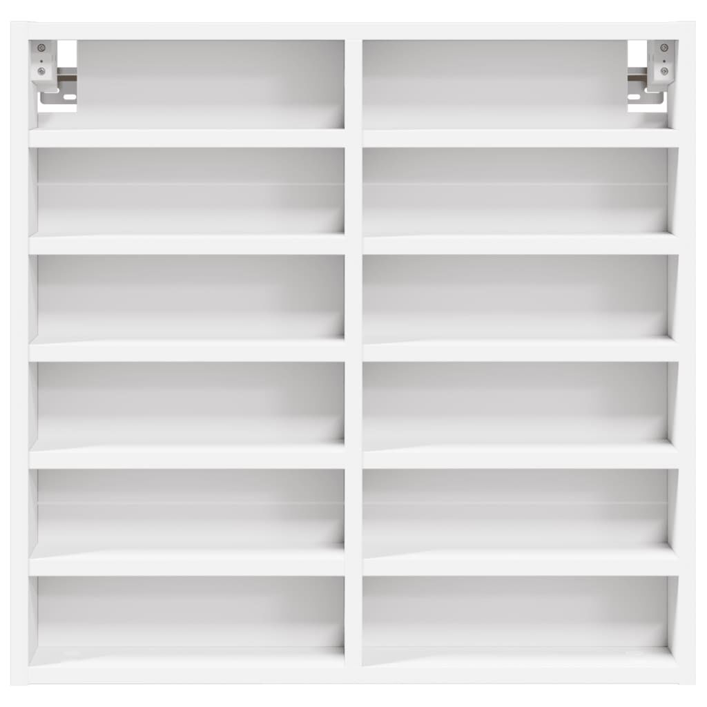 vidaXL Ραφιέρα Λευκή 60 x 8,5 x 58 εκ. από Επεξεργασμένο Ξύλο