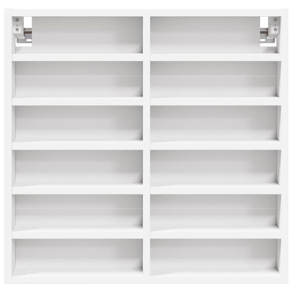 vidaXL Ραφιέρα Λευκή 60 x 8,5 x 58 εκ. από Επεξεργασμένο Ξύλο