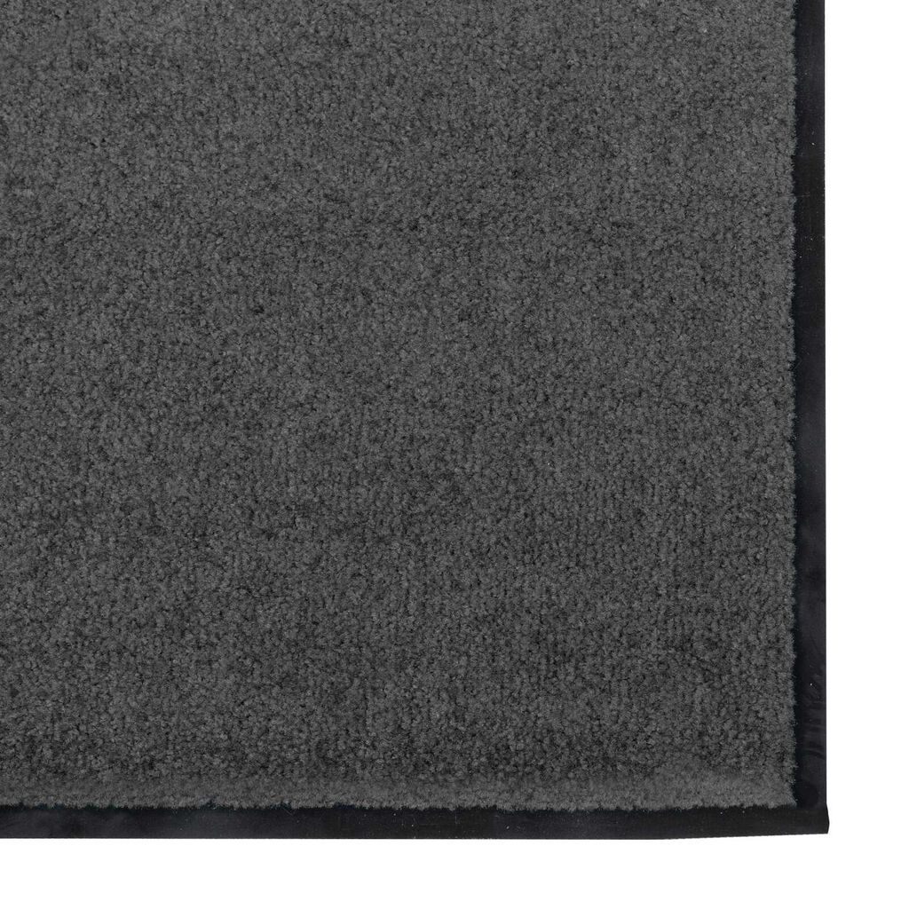 vidaXL Χαλάκι Εξώπορτας Ανθρακί και Μαύρο 120 x 300 cm