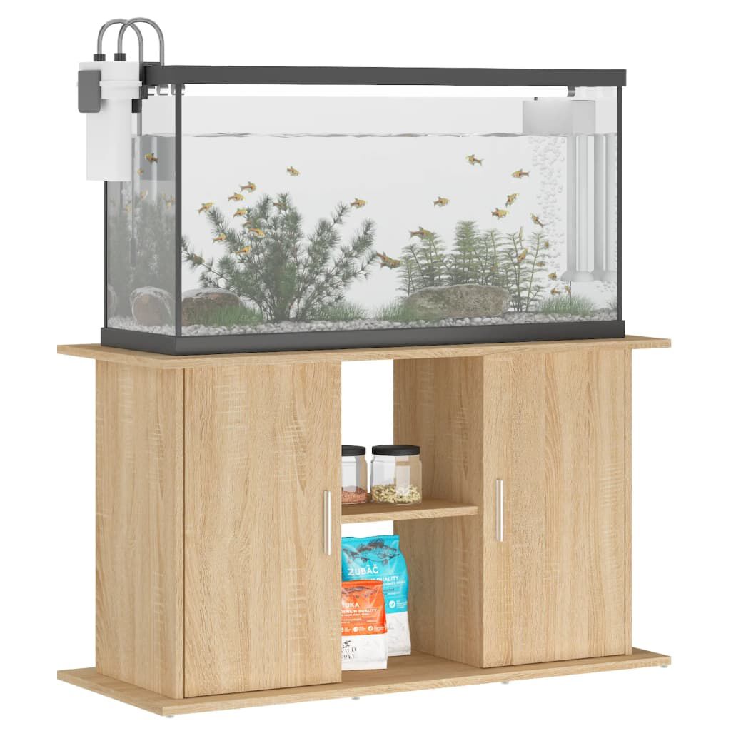vidaXL Βάση Ενυδρείου Sonoma Δρυς 101x41x58 εκ. από Επεξεργασμένο Ξύλο