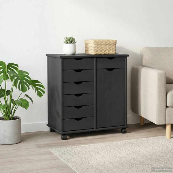 vidaXL &Kappa;&iota;&nu;&eta;&tau;ό &Nu;&tau;&omicron;&upsilon;&lambda;ά&pi;&iota; &Gamma;&kappa;&rho;&iota; 63,5 x 39 x 65,5 &epsilon;&kappa; &Sigma;&tau;&epsilon;&rho;&epsilon;ό &xi;ύ&lambda;&omicron; &pi;&epsilon;ύ&kappa;&omicron;&upsilon;