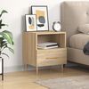 vidaXL Κομοδίνο Sonoma Δρυς 40 x 35 x 47,5 εκ. από Επεξεργασμένο Ξύλο
