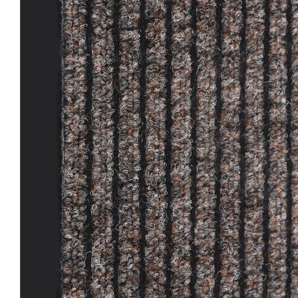 vidaXL Πατάκι Εισόδου Ριγέ Μπεζ 80 x 120 εκ.